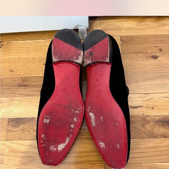 Christian Louboutin Elegant Black Loafers for Men